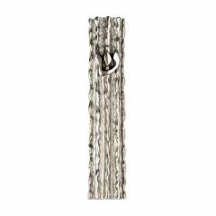 Melted Wax Mezuzah - Silver - Quest Collection