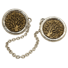 TREE OF LIFE TALLIT CLIPS - Quest Collection