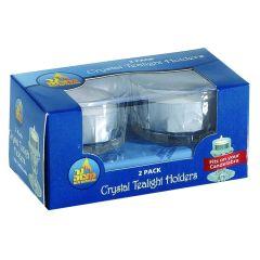 Crystal Tea Light Holder 2 Pack  for Candelabra