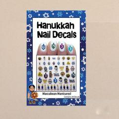 Midrash Manicures Hanukkah Nail Decals