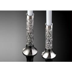 Royal Jacquard M- B - Candlesticks - Metalace Designs