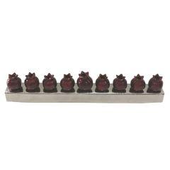 Pomegranate Menorah Red - Yair Emanuel Collection