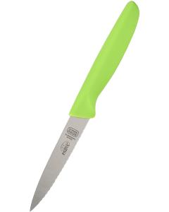 Serrated Knife Pointed Tip - 4" Blade - Green
