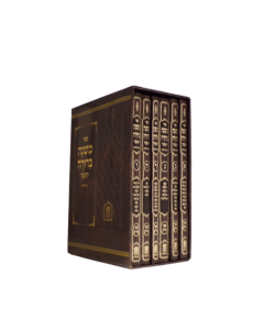 MISHNA BERURA MENUKAD TZURAT HADAF MEDIUM LESHEM 6 VOLUME