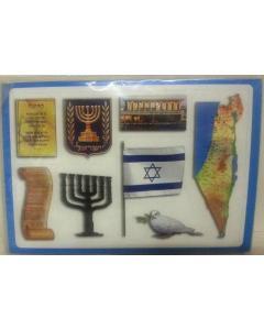 Israel Independence Holiday Symbols Cut Outs - 18 pages
