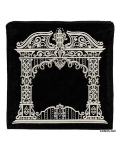 Talis and Tefilin Bag Style 163 Black with Silver Embroidery