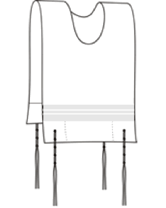 Wool Size 10 - Medium - Best for ages 3-4 - Sefardic