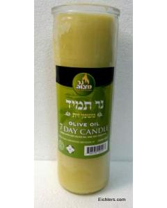 Olive Oil 7 Day Candle in Glass