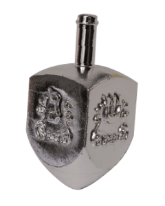 MEDIUM DREIDEL SILVER