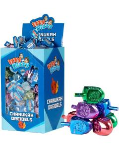 Multi-Colored Metallic Dreidel - Assorted Colors - Medium