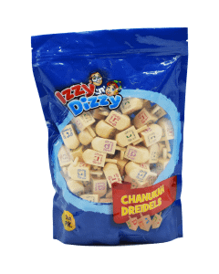 Natural Wood Dreidels - Medium - 100 pack