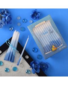 Chanukah Candles Blue And White 45 Pack