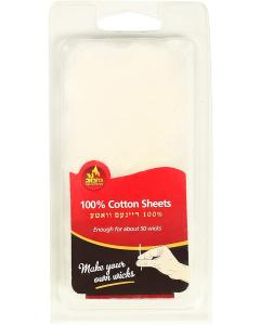 100% COTTON SHEET (enough for 50 wicks)