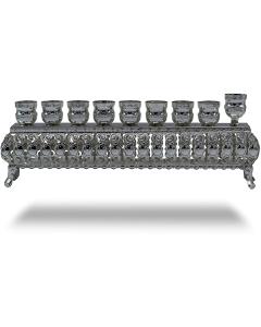 Oil Menorah Silver Plated