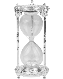 Chanukah Sand Timer - Silver