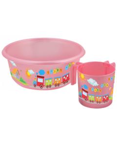 Kinder Shpiel Negel Vasser Set Pink