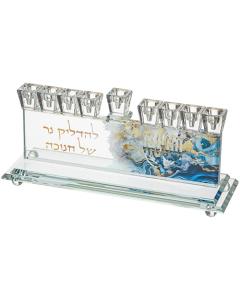 Crystal Elegant Menorah