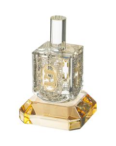 Crystal Dreidel 11 cm With Metal Plaque