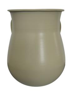 Tin Washing Cup - Beige