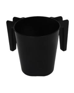 Plastic Washing Cup Metallic Black