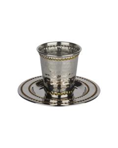 Stainless Steel Kiddush Cup Set