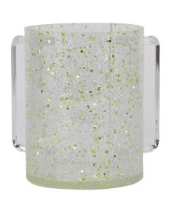 Acrylic Wash Cup With Gold Glitter And Stars