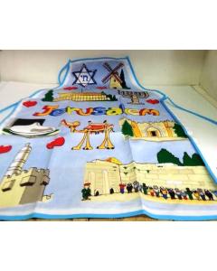 Adult Apron with Jerusalem Theme