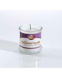 Yurtzeit 24 Hour Glass Candle