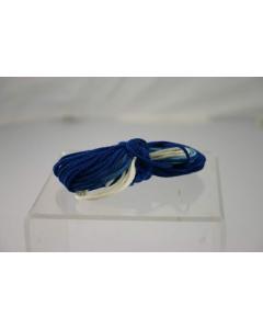 Techeles Avodas Yad Regular  Half White Half Blue (Thick Strings)