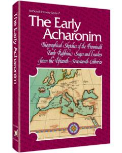 The Early Acharonim