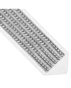 Atarah Silver With Imitation Swarovski Stones 3"