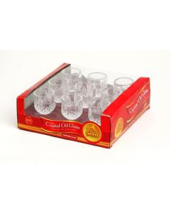Crystal Menorah Glass - Case of 9 - Size #13