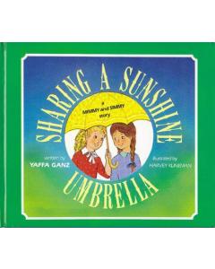 Mimmy and Simmy Sharing a Sunshine Umbrella