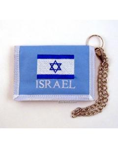 Wallet With Israeli Star And Chain