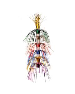 Multicolor Foil Tube Lantern Sukkah Decoration 16''