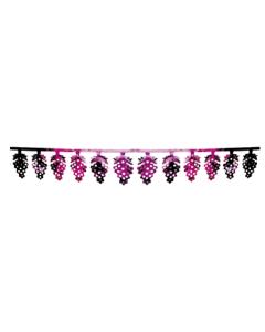 Purple Grapes Foil Garland Sukkah Decoration