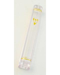Clear Lucite Mezuzah Case - Assorted Sizes