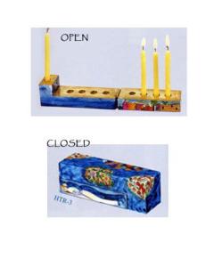 Travel Hanukkah Menora HTR-3