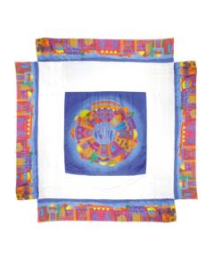 Painted Silk Huppah - Jerusalem