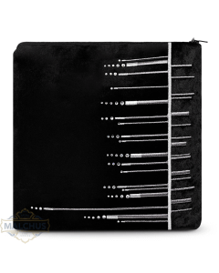 Talis Bag #941 Black Velvet & Gold Embroidery