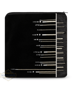 Talis Bag #941 Black Velvet & Gold Embroidery