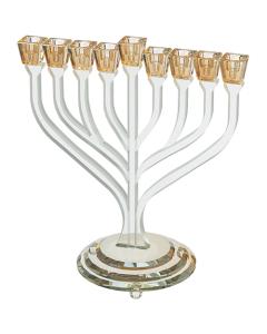 Crystal Elegant Menorah
