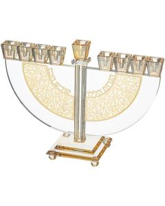 Crystal Elegant Menorah