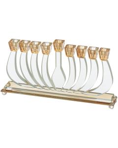 Crystal Elegant Menorah
