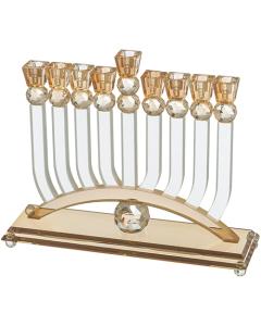 Crystal Elegant Menorah