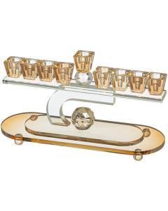 Crystal Elegant Menorah