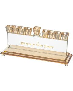 Crystal Elegant Menorah