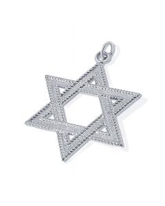 Large Sterling Silver Star of David