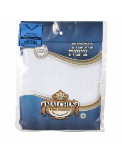 Cotton Tzitzis - V Neck - Ashkenaz - Adult - Malchut Avodas Yad