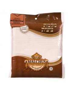 Wool Tzitzis - V Neck White Stripes - Ashkenaz - Adult - Malchut